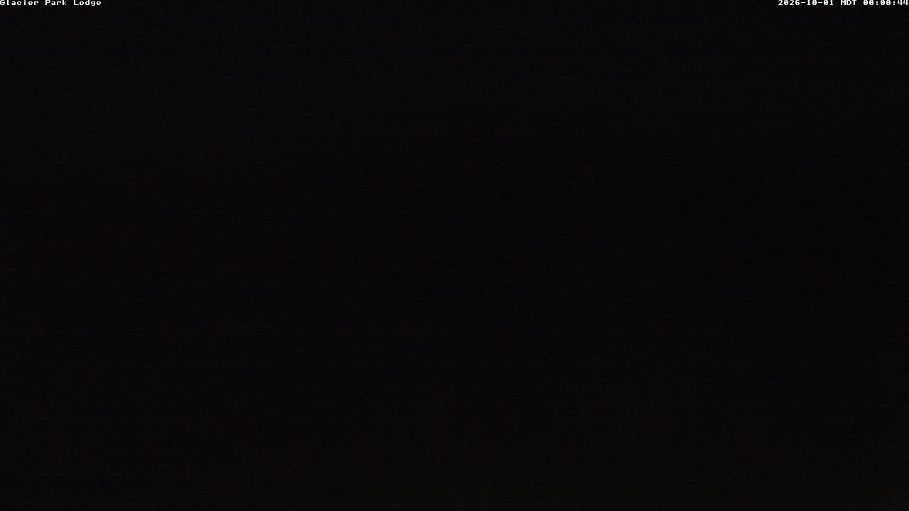 time-lapse frame, Glacier Park Lodge webcam