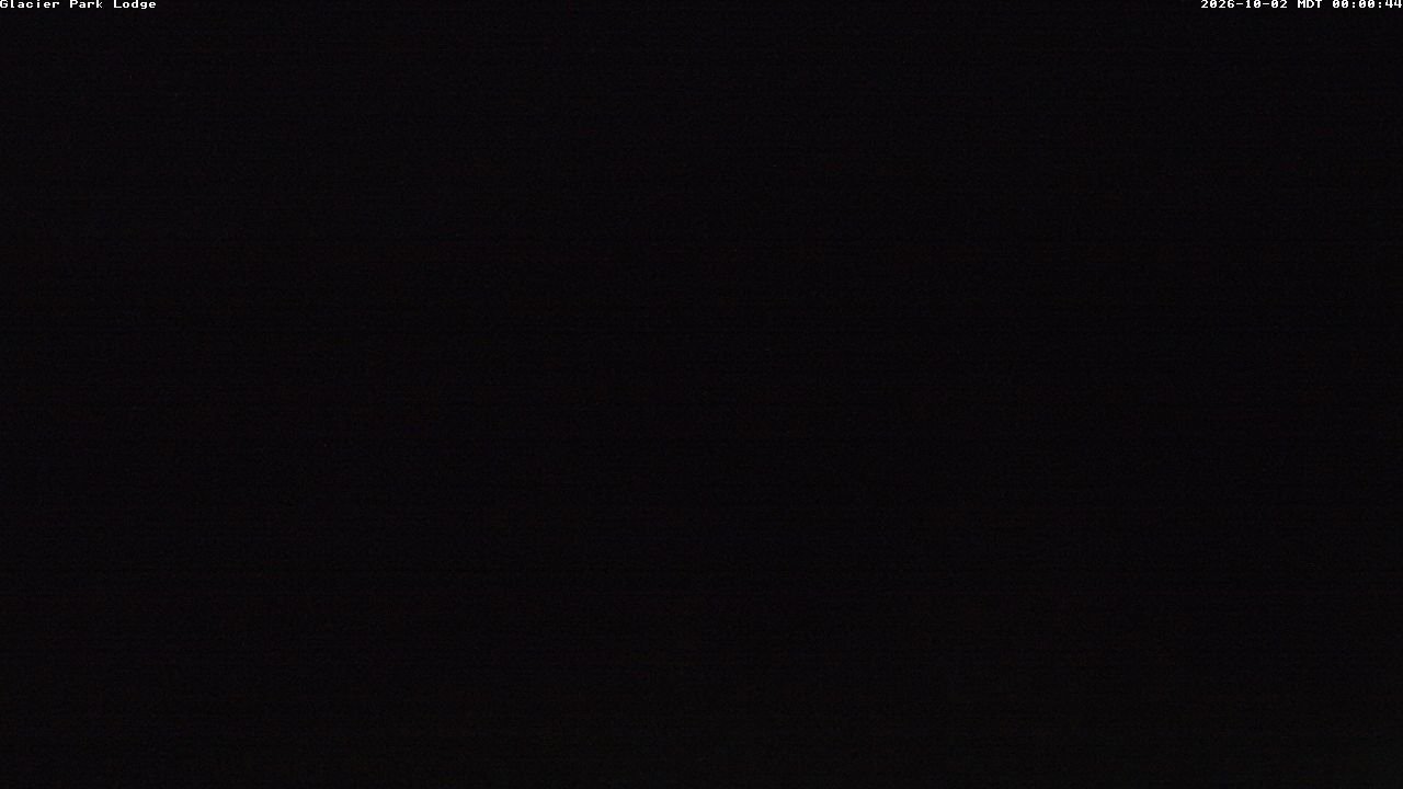 time-lapse frame, Glacier Park Lodge webcam