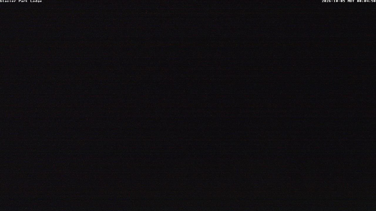 time-lapse frame, Glacier Park Lodge webcam