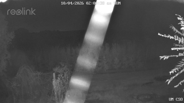 time-lapse frame, UM CSO webcam