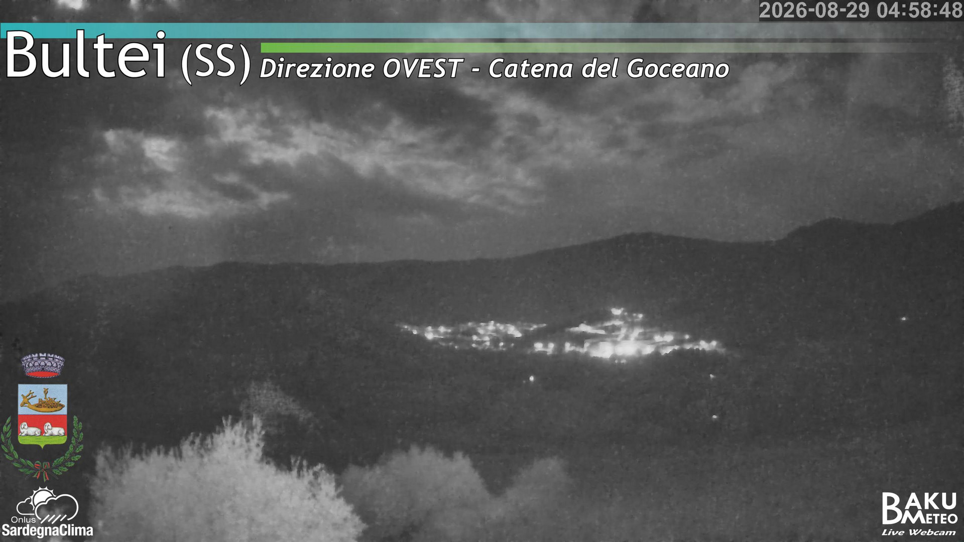 time-lapse frame, Bultei webcam