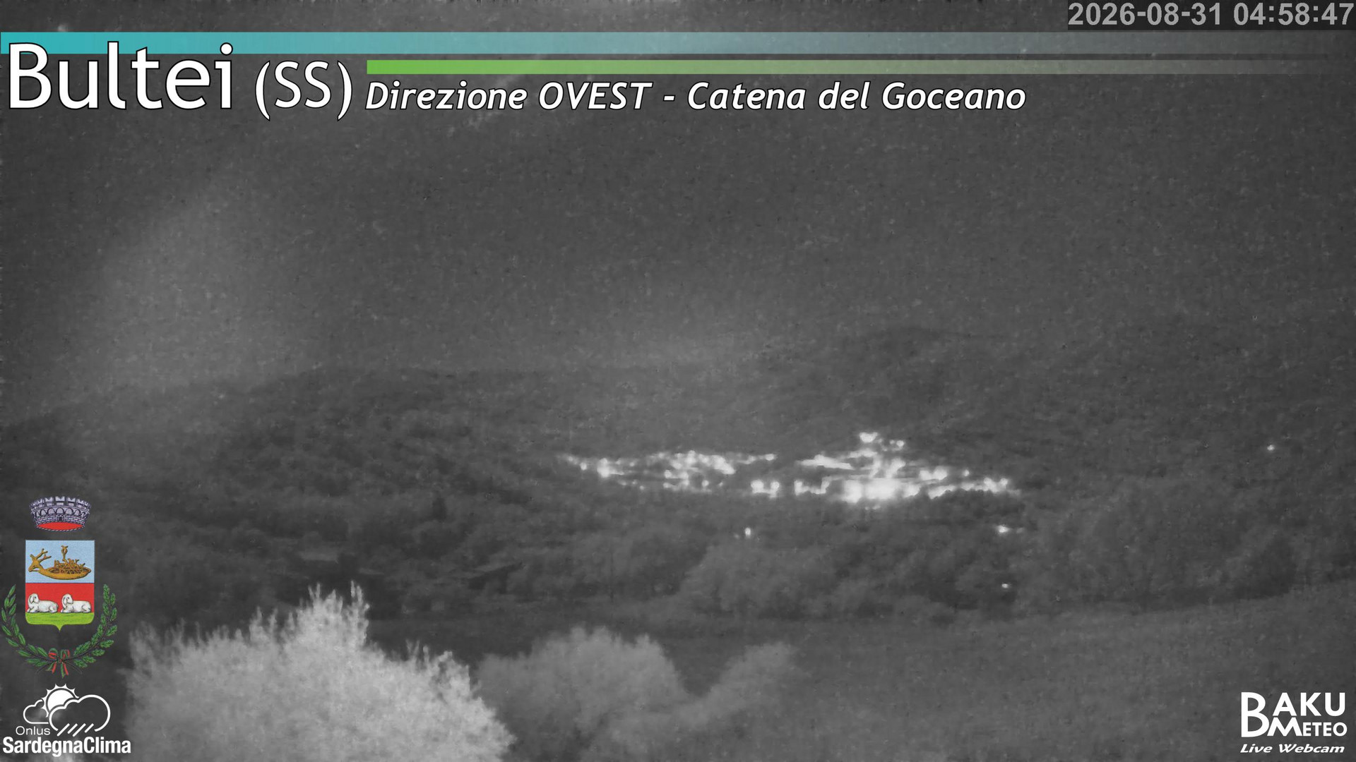 time-lapse frame, Bultei webcam