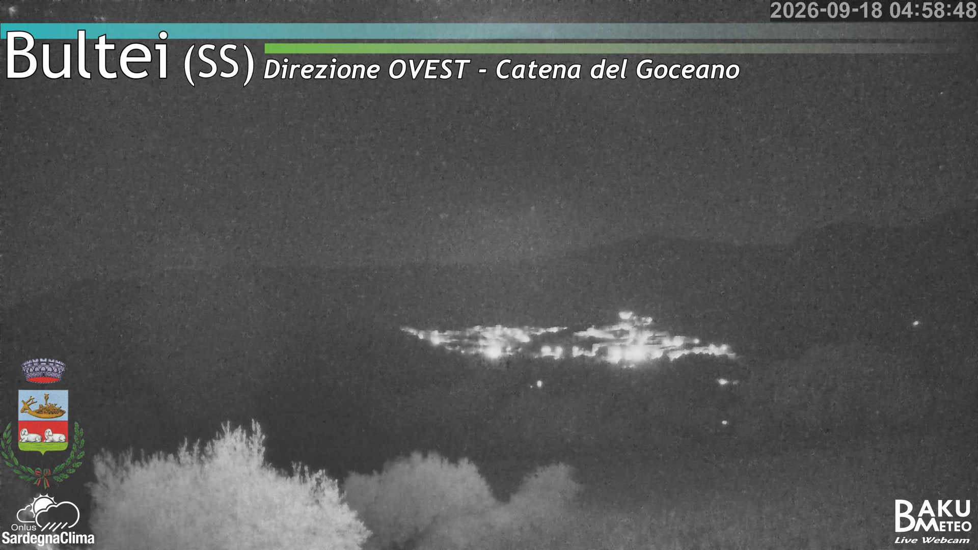 time-lapse frame, Bultei webcam