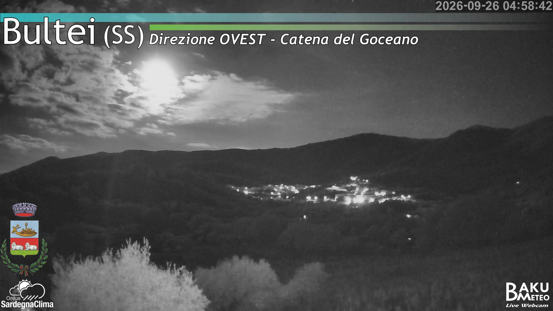 time-lapse frame, Bultei webcam