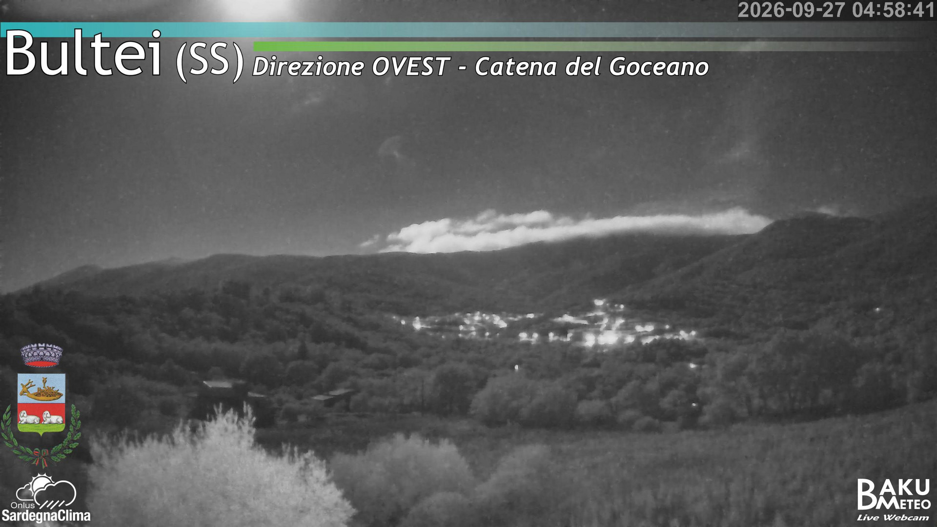 time-lapse frame, Bultei webcam
