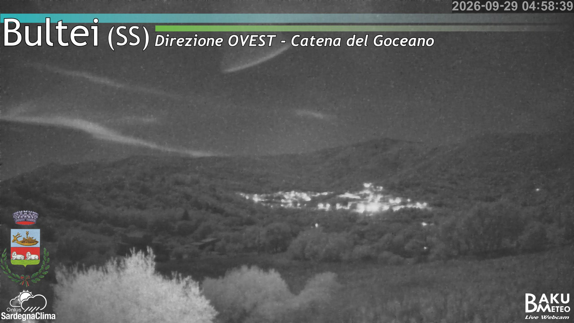 time-lapse frame, Bultei webcam