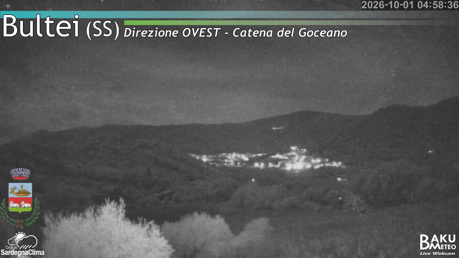 time-lapse frame, Bultei webcam