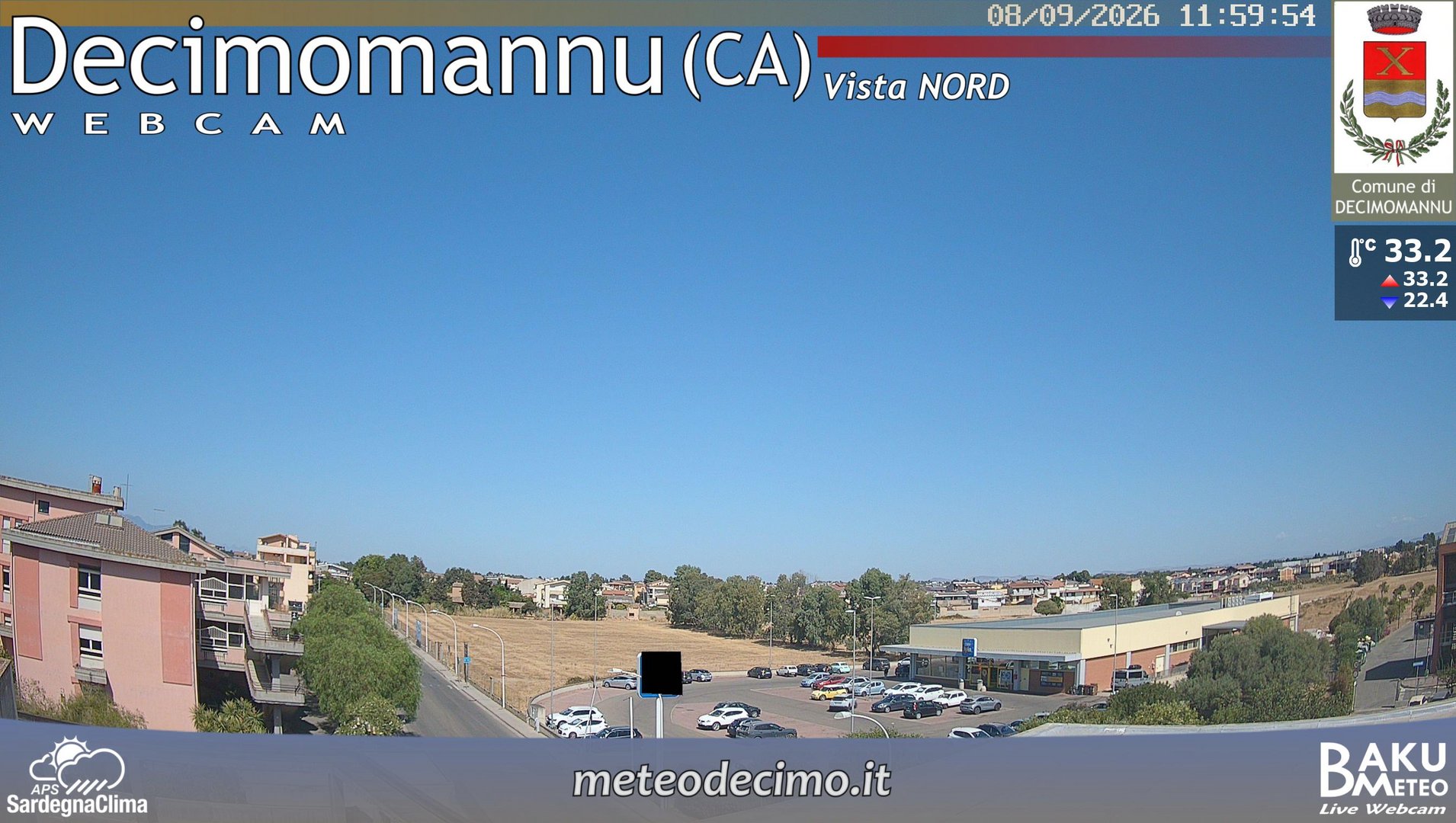 view from Decimomannu Nord on 2026-09-08
