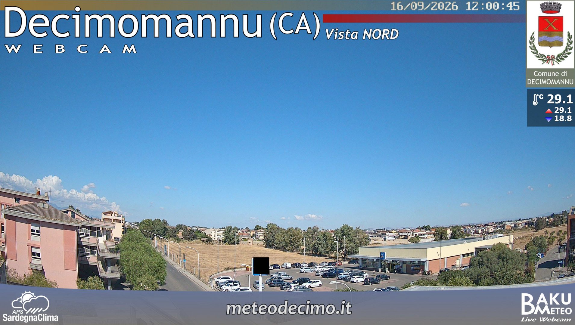 view from Decimomannu Nord on 2026-09-16