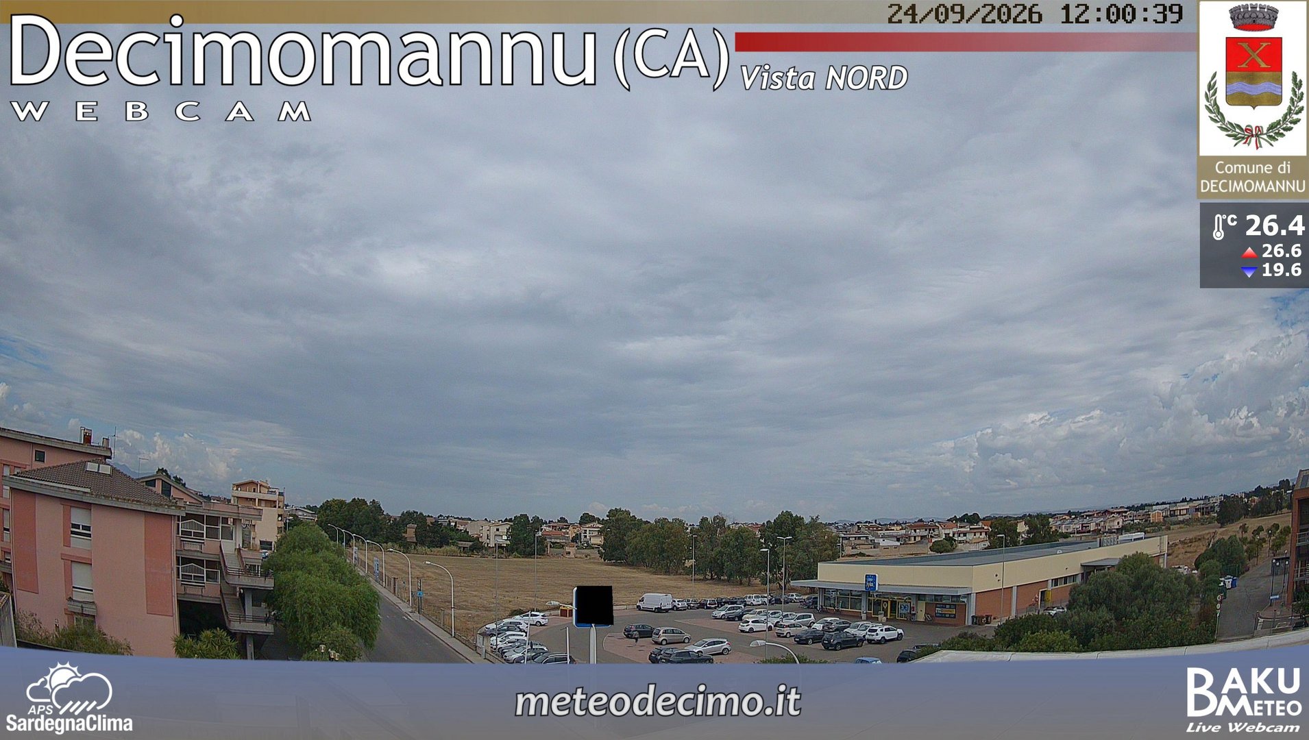 view from Decimomannu Nord on 2026-09-24