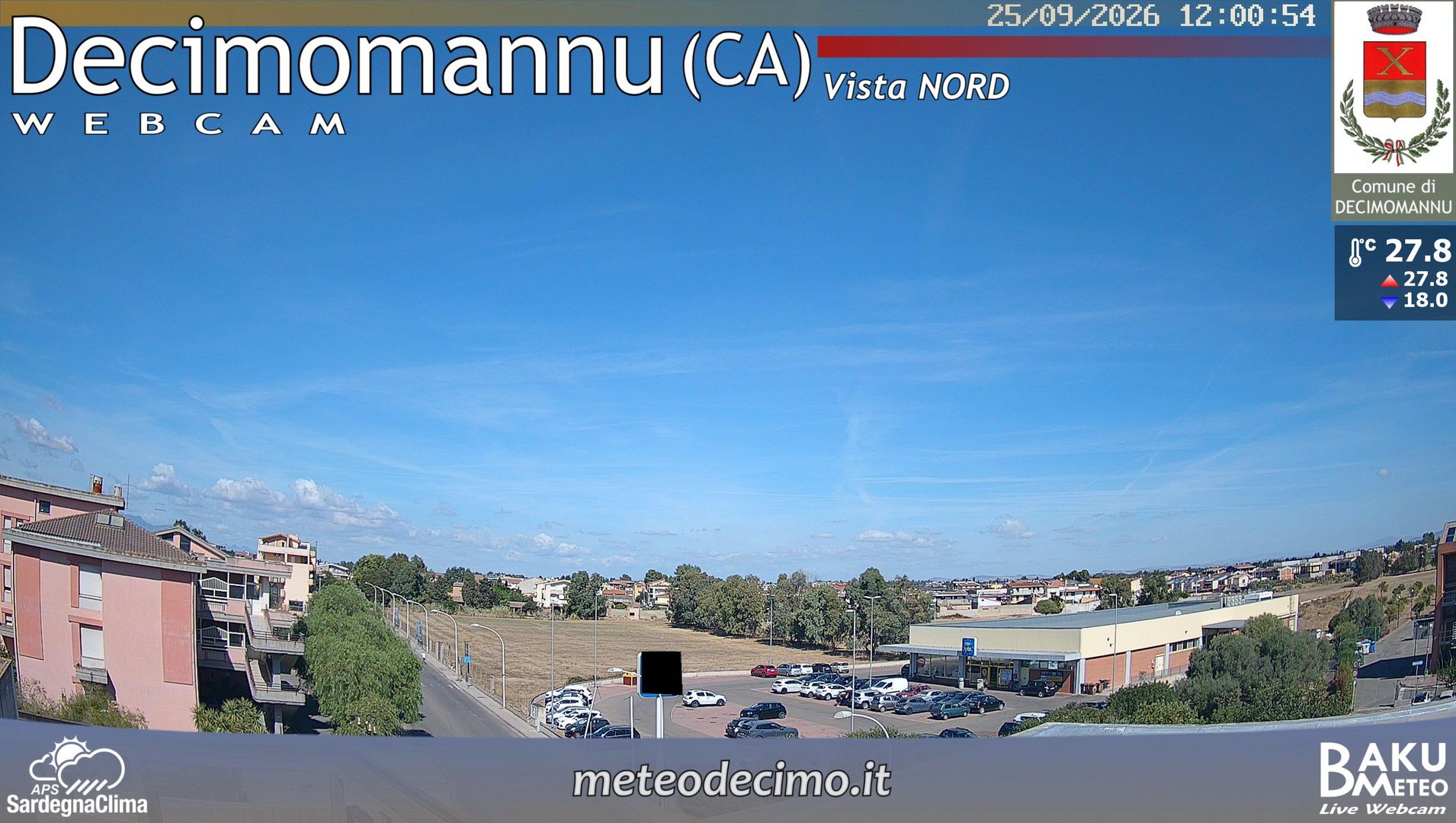 view from Decimomannu Nord on 2026-09-25