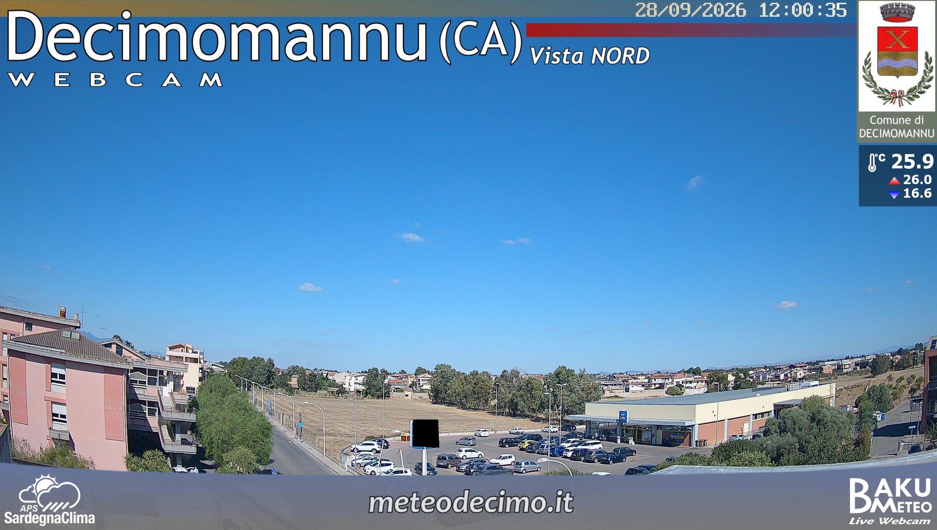 view from Decimomannu Nord on 2026-09-28