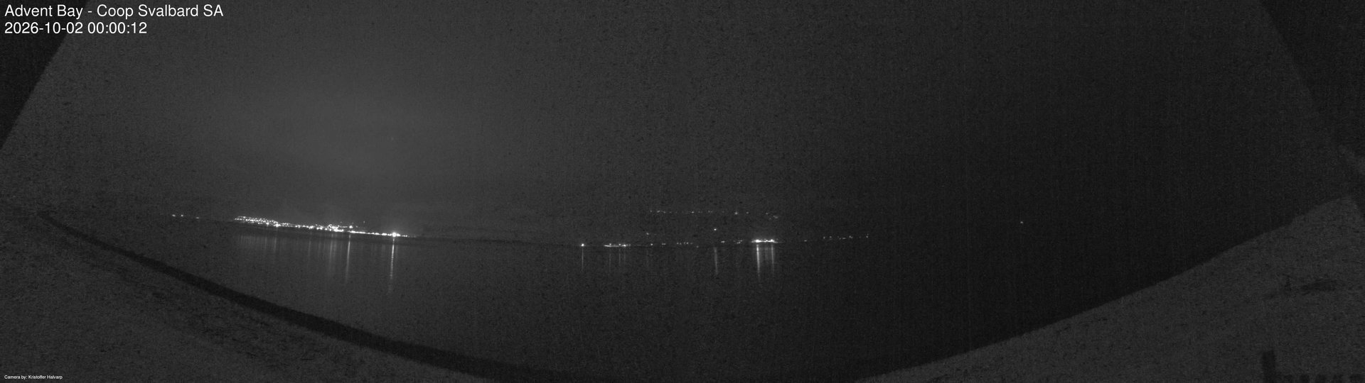 time-lapse frame, Advent Bay webcam