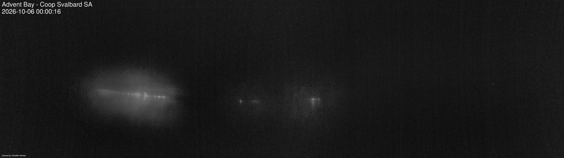 time-lapse frame, Advent Bay webcam
