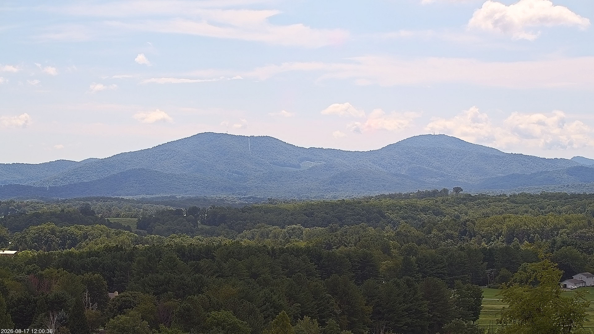 view from Greenwood Vista - Mountain View on 2026-08-17