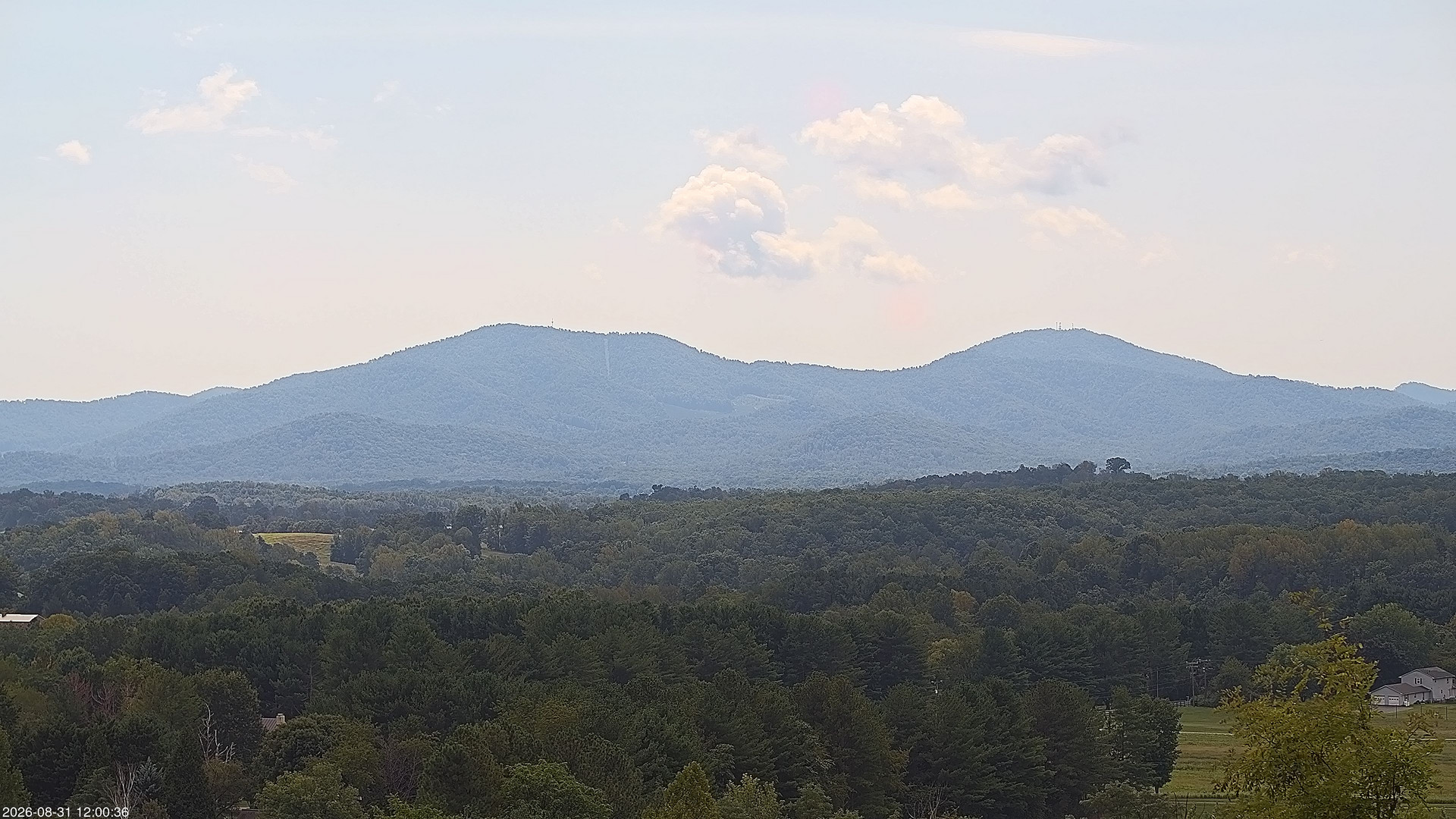 view from Greenwood Vista - Mountain View on 2026-08-31
