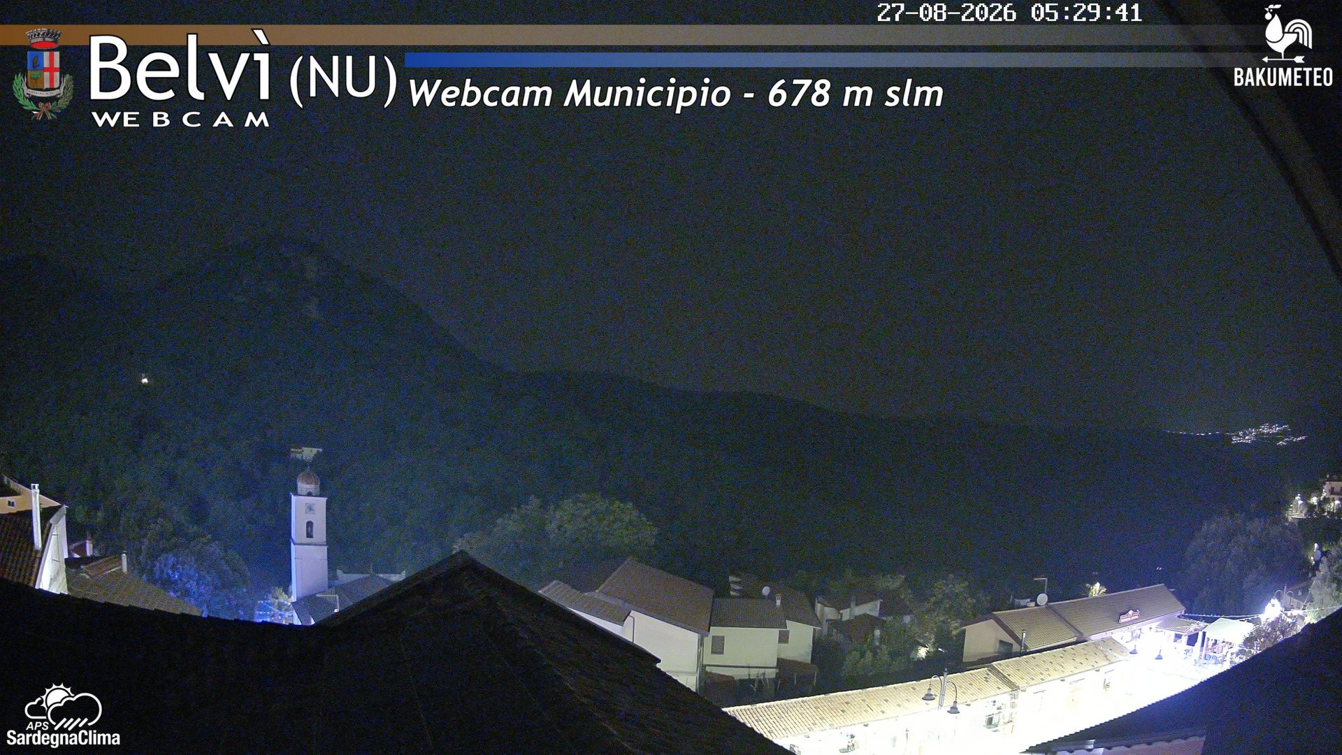 time-lapse frame, Belvi Municipio webcam
