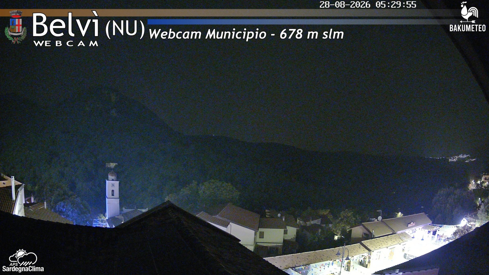 time-lapse frame, Belvi Municipio webcam