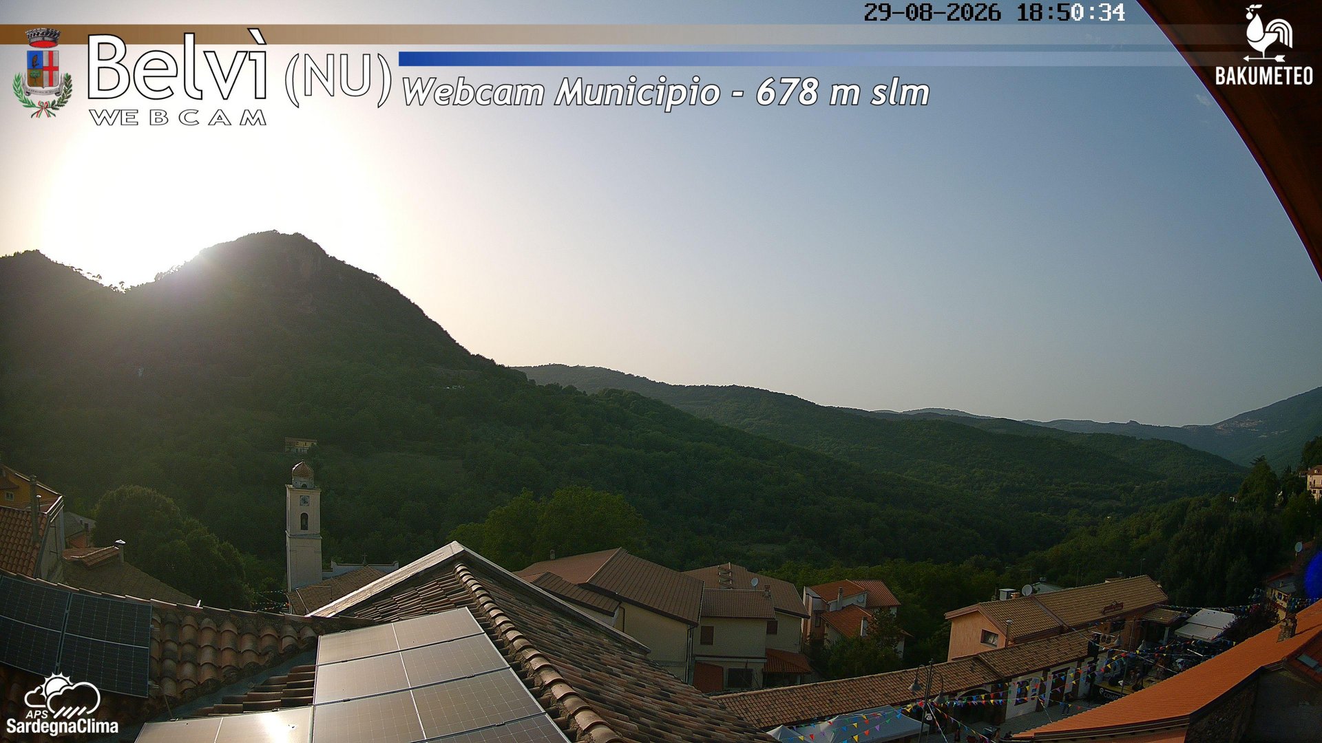 time-lapse frame, Belvi Municipio webcam