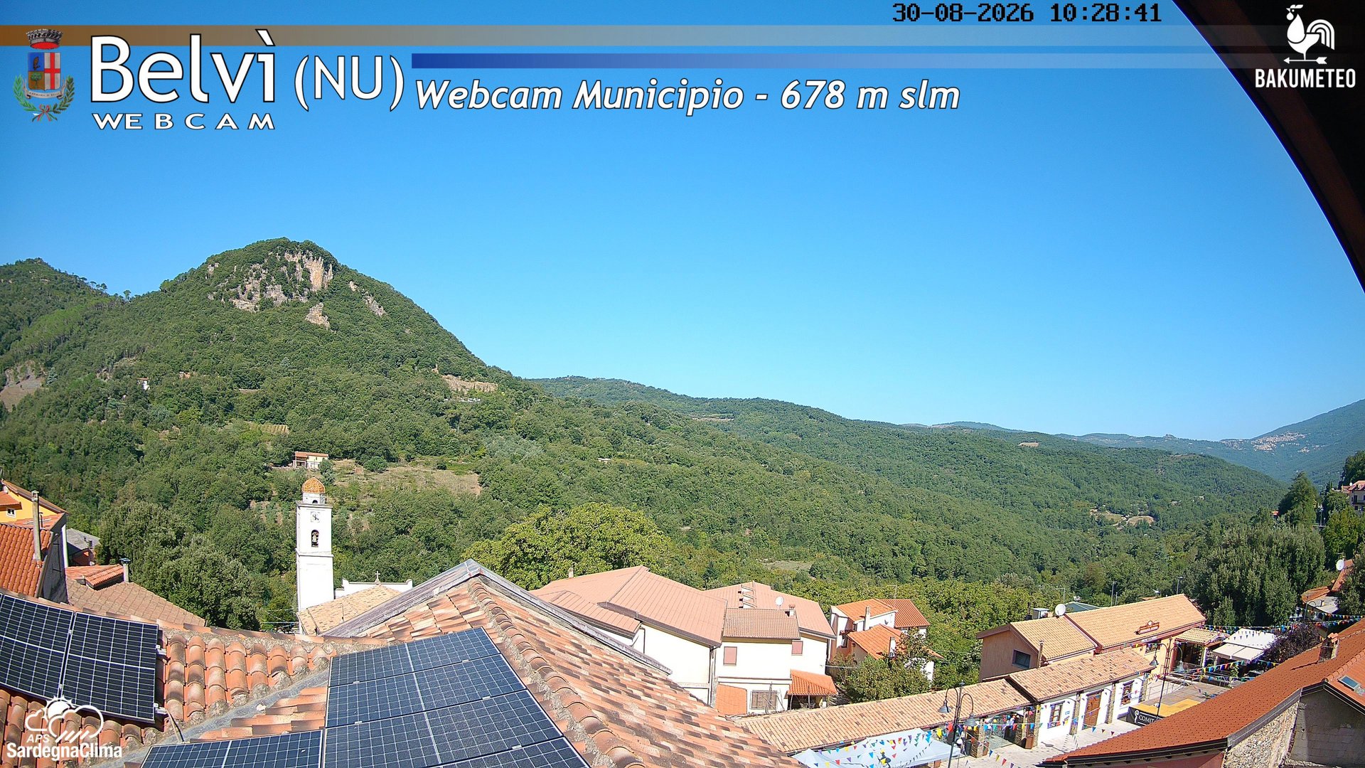 time-lapse frame, Belvi Municipio webcam