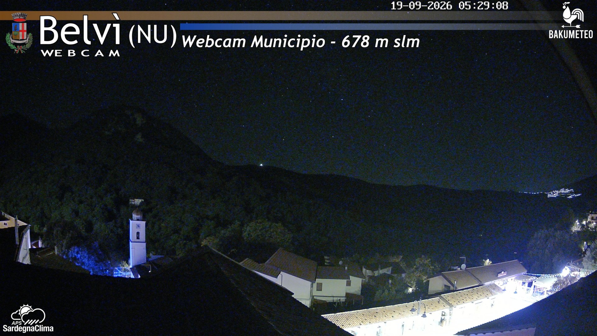 time-lapse frame, Belvi Municipio webcam