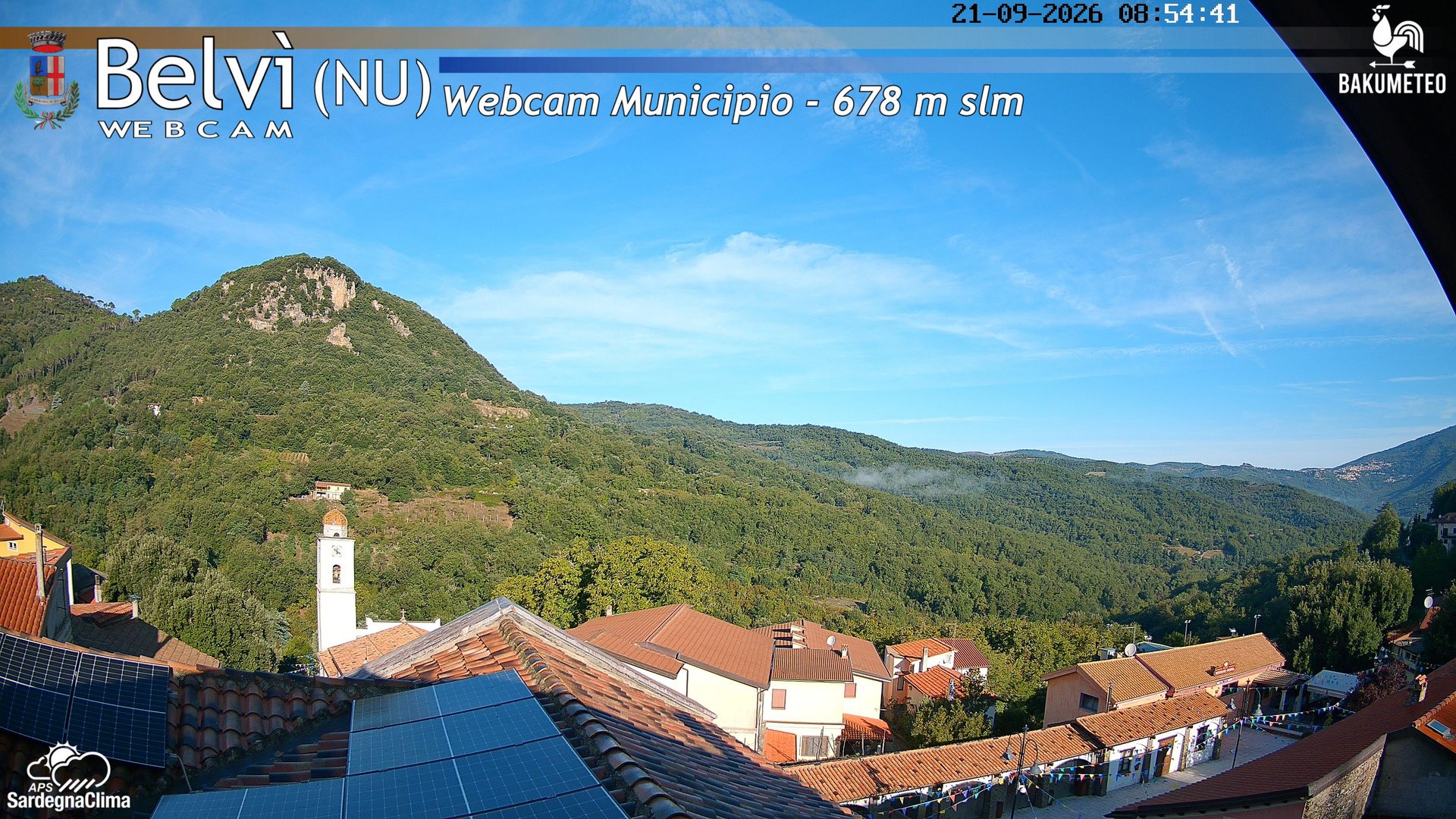 time-lapse frame, Belvi Municipio webcam