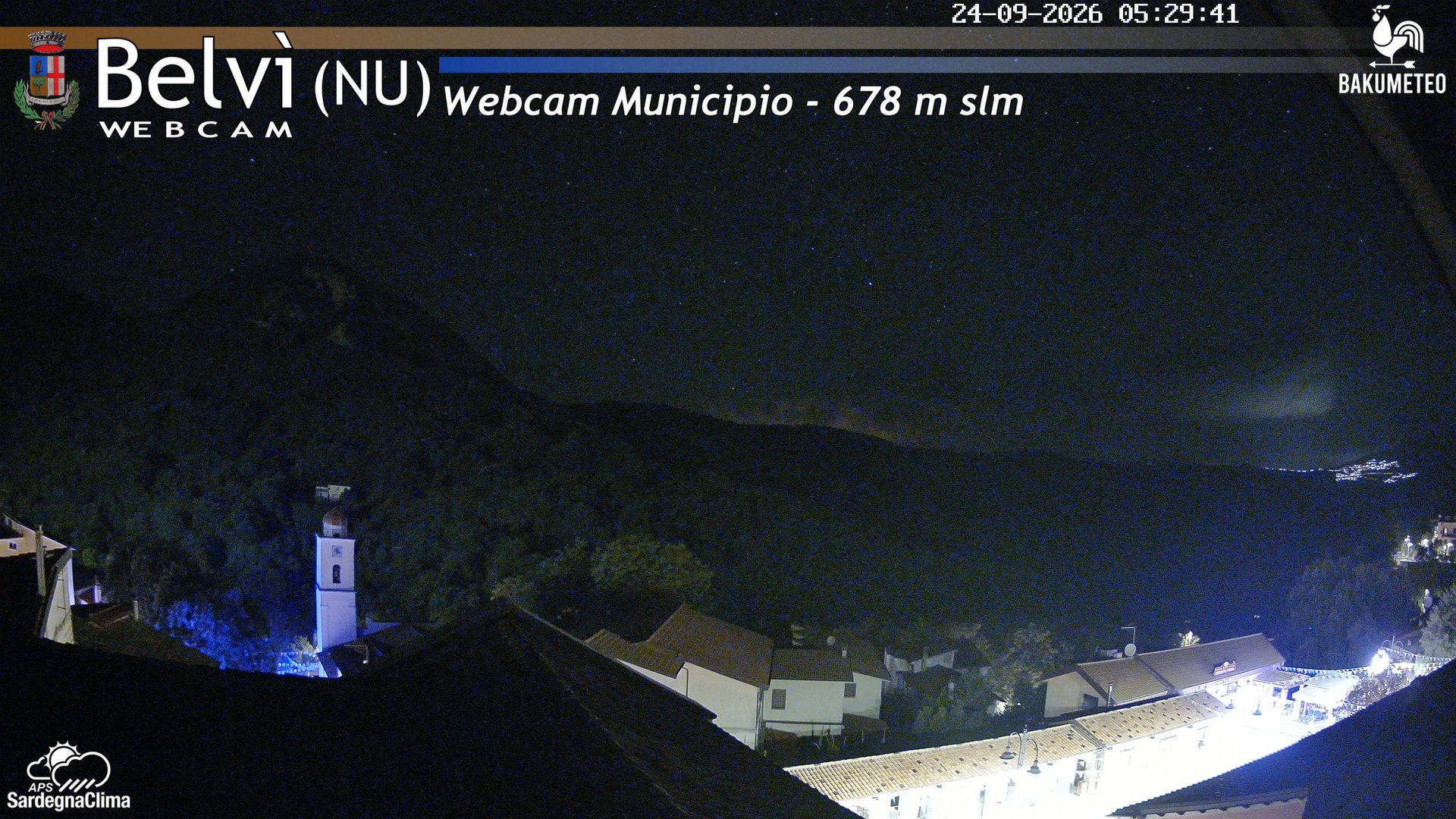 time-lapse frame, Belvi Municipio webcam