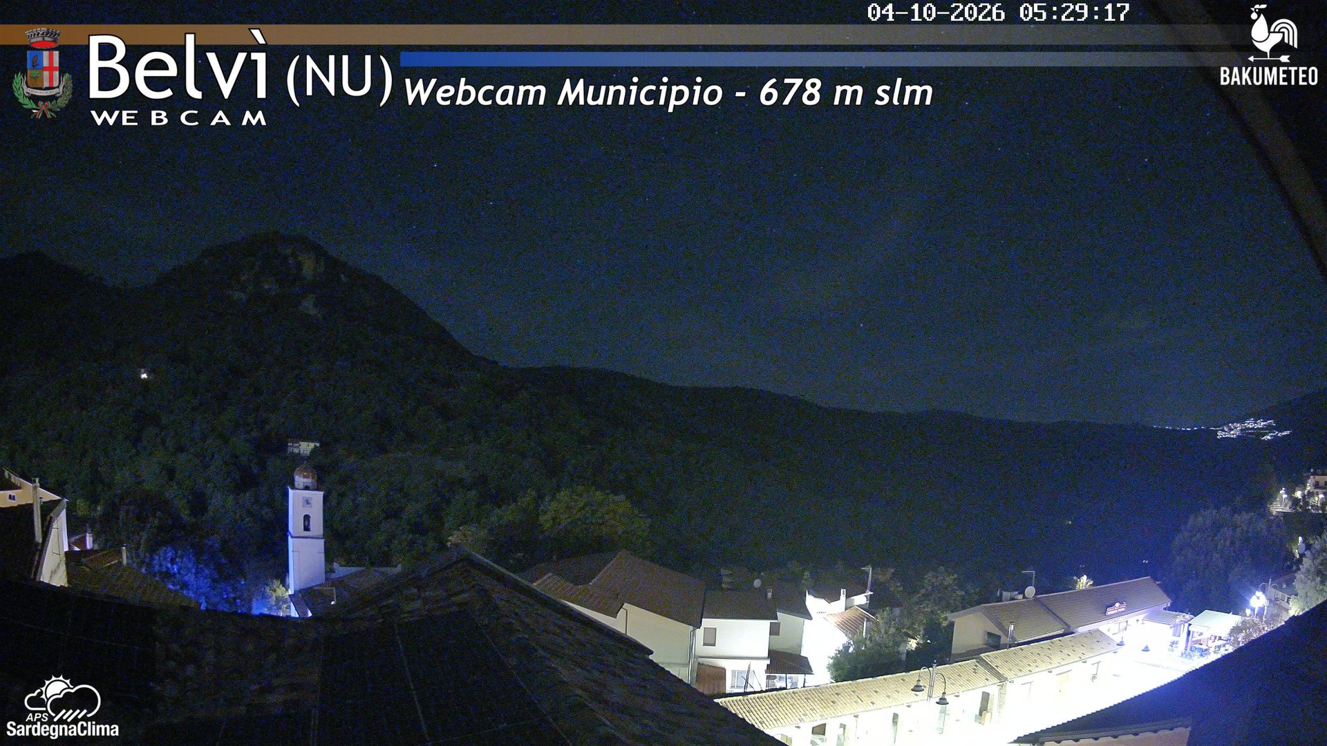 time-lapse frame, Belvi Municipio webcam