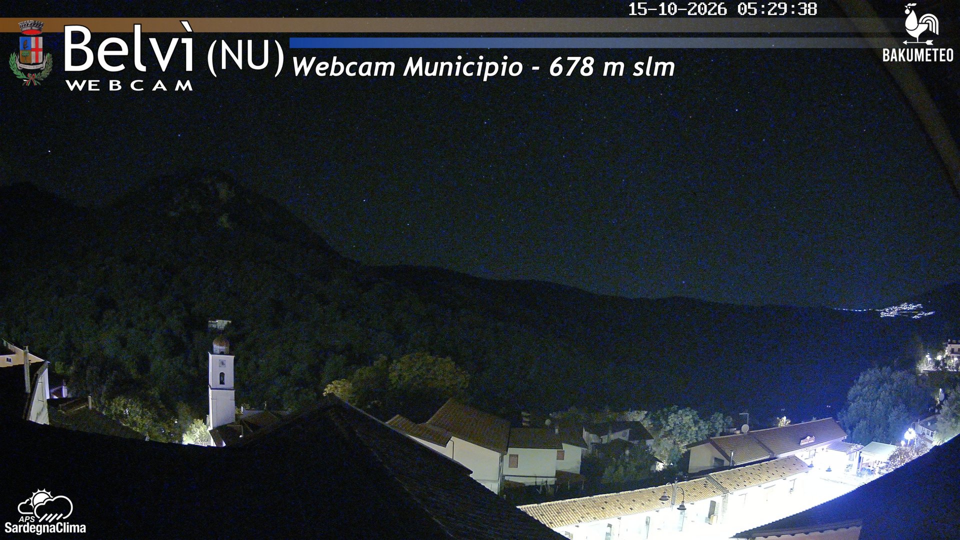 time-lapse frame, Belvi Municipio webcam