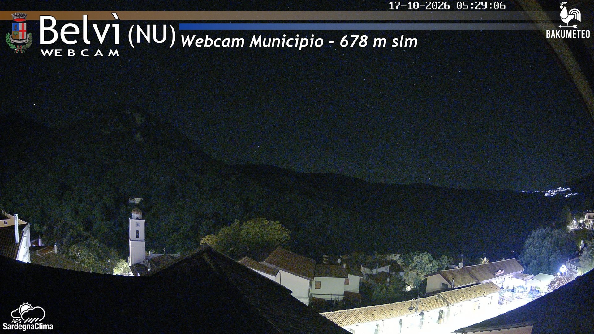 time-lapse frame, Belvi Municipio webcam