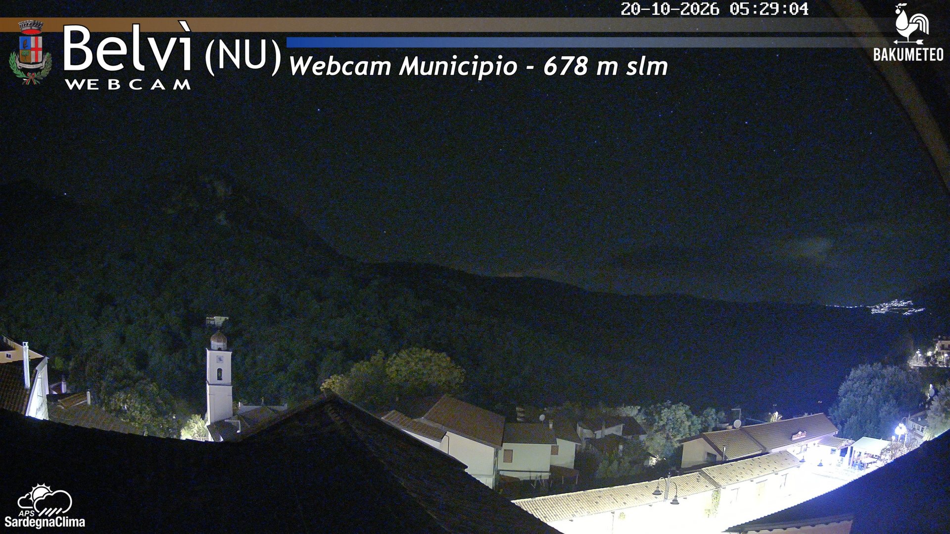 time-lapse frame, Belvi Municipio webcam