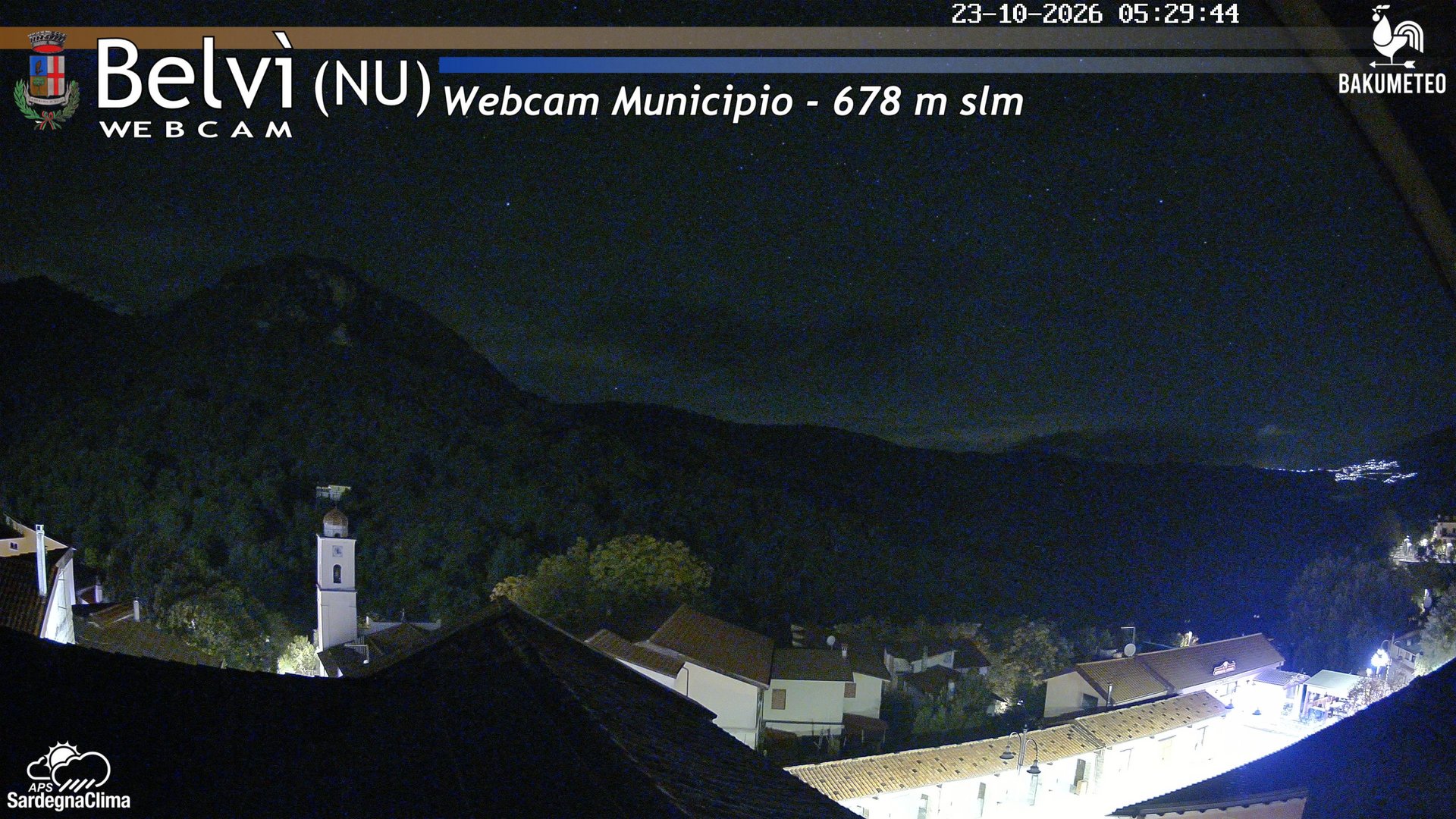 time-lapse frame, Belvi Municipio webcam