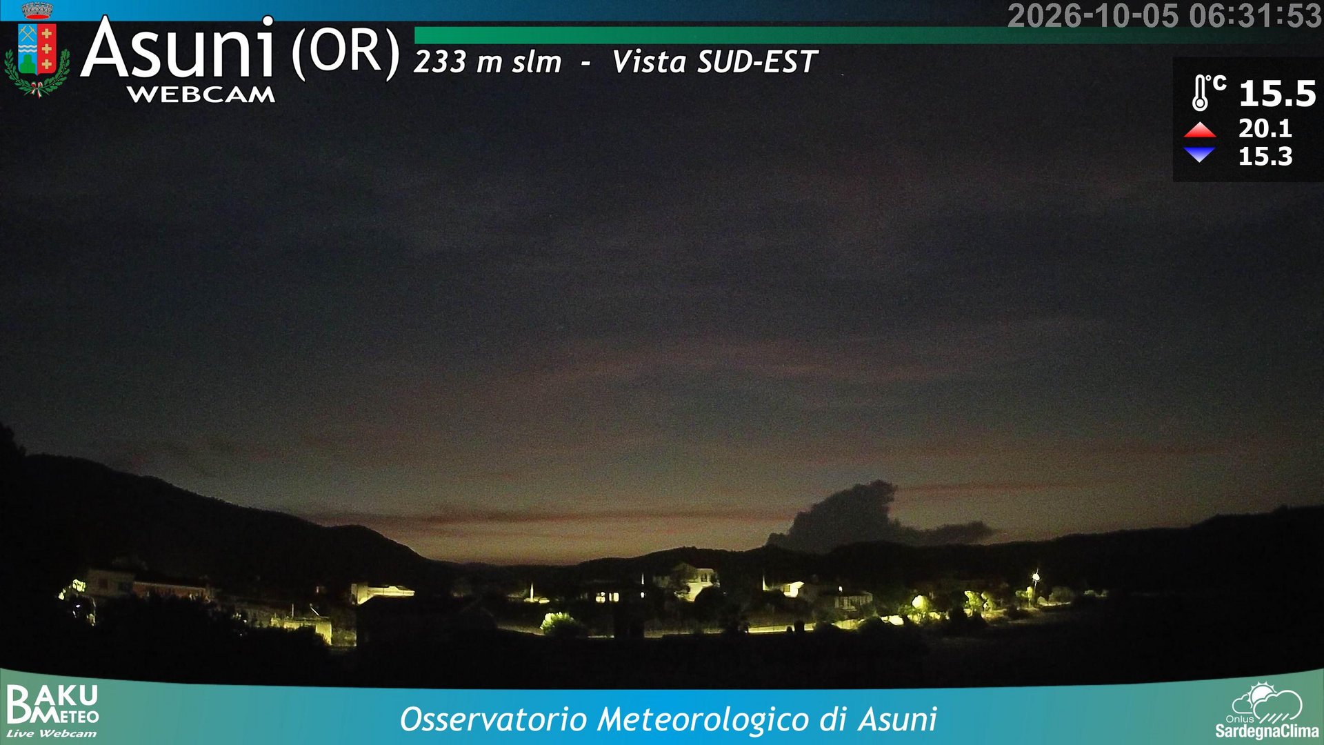 view from Asuni on 2026-10-05