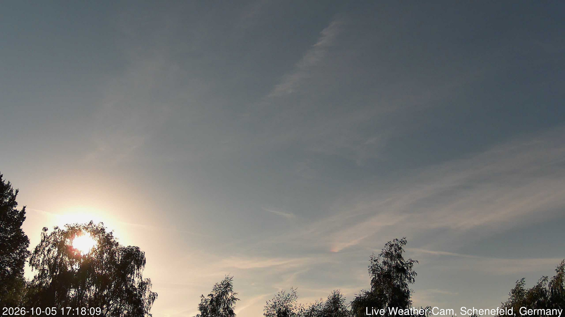 time-lapse frame, 2026-10-05 17:18-19:48 webcam