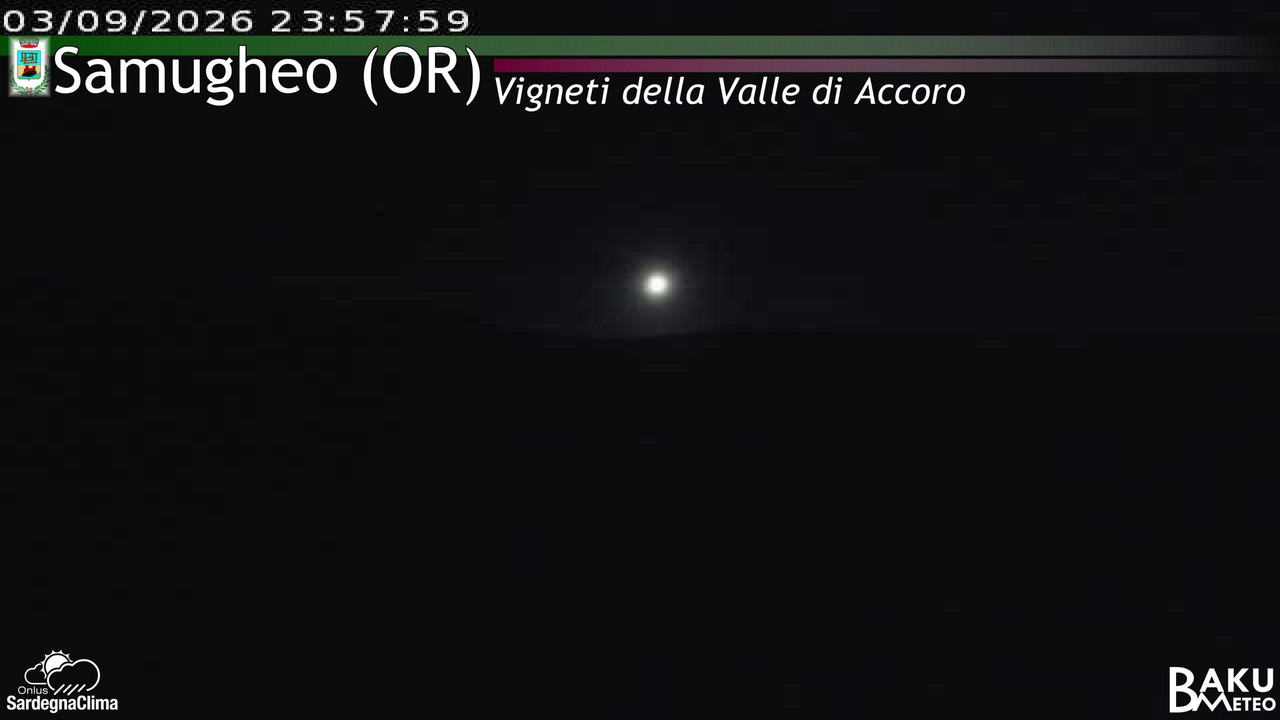 time-lapse frame, Samugheo webcam