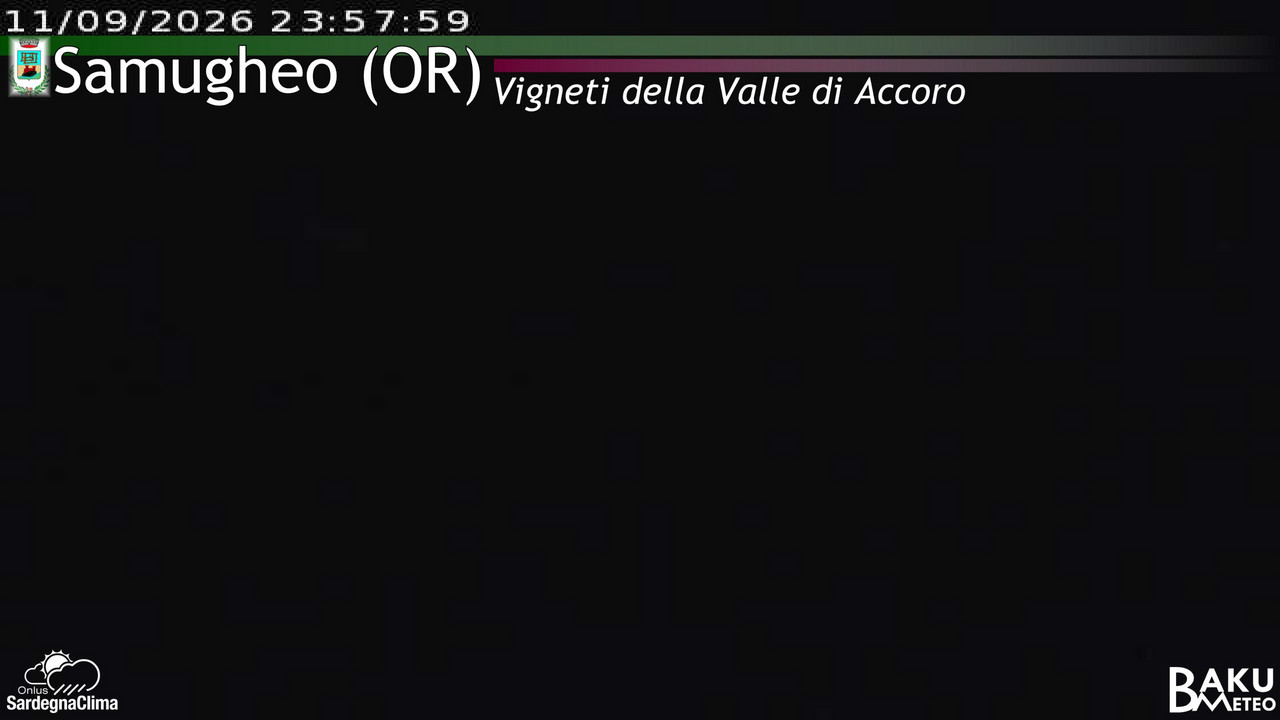 time-lapse frame, Samugheo webcam