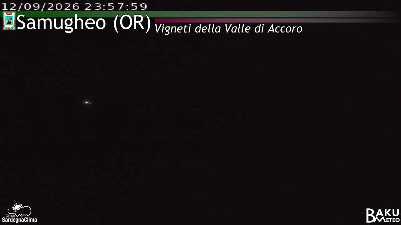 time-lapse frame, Samugheo webcam