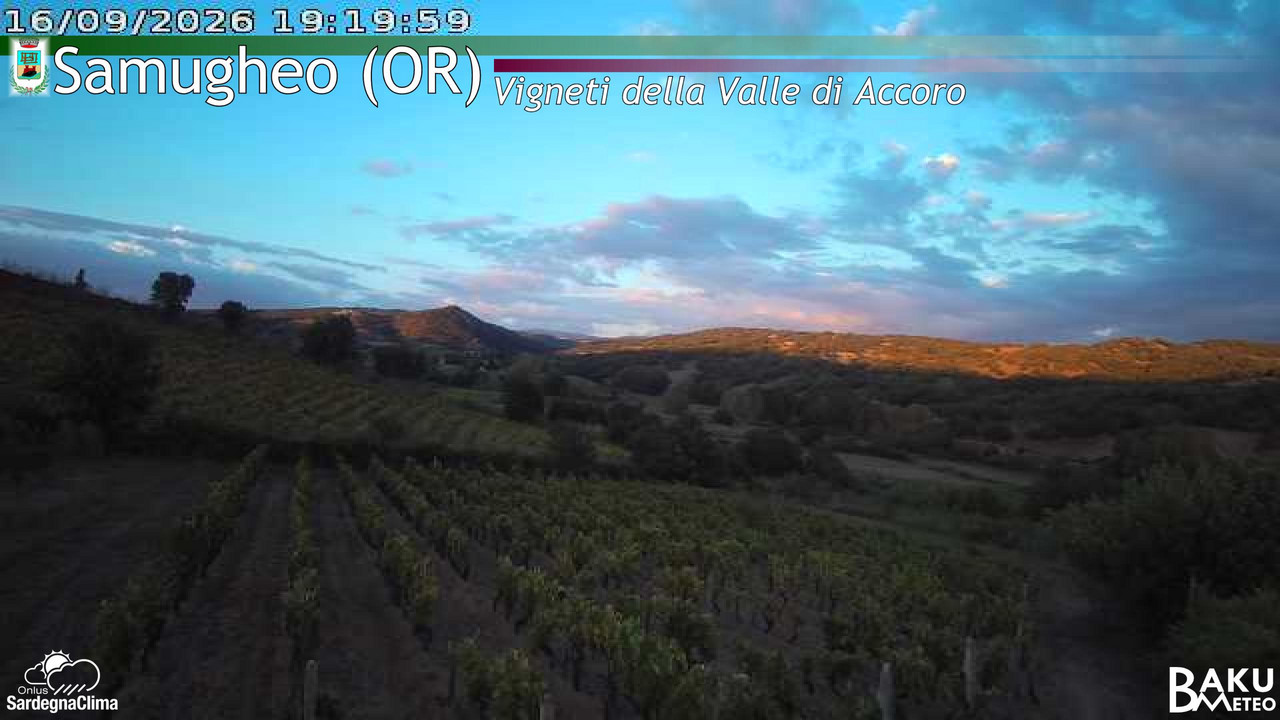 time-lapse frame, Samugheo webcam