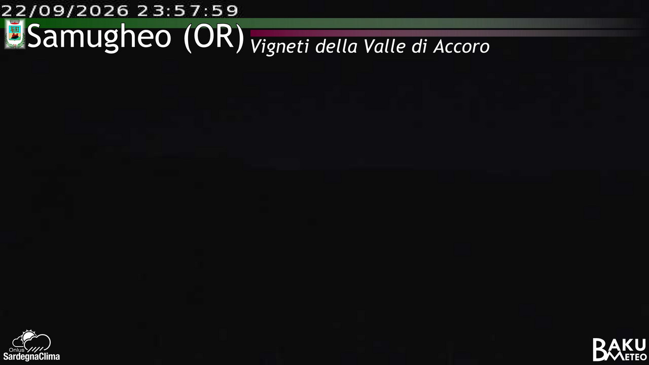 time-lapse frame, Samugheo webcam