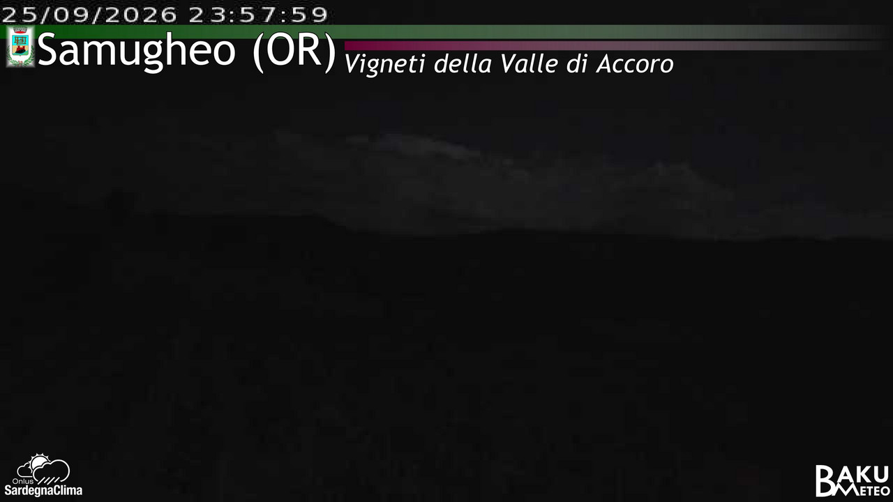 time-lapse frame, Samugheo webcam