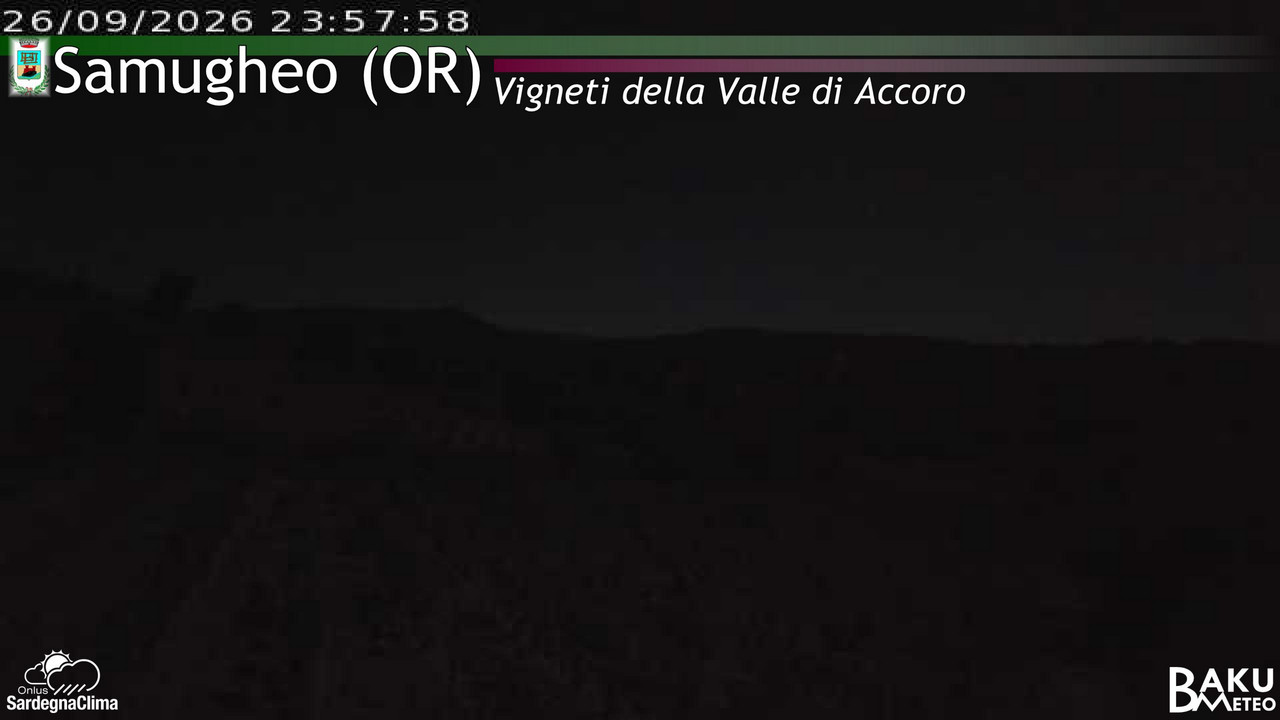 time-lapse frame, Samugheo webcam