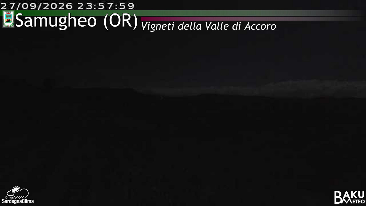 time-lapse frame, Samugheo webcam