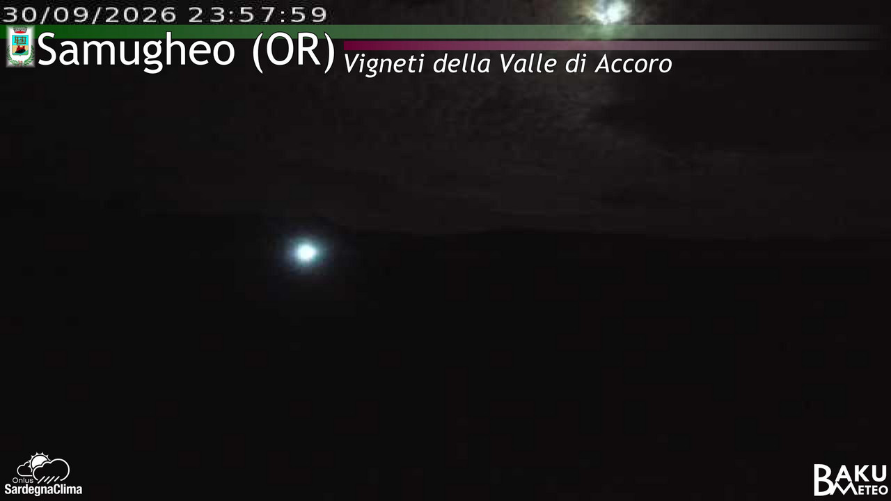 time-lapse frame, Samugheo webcam