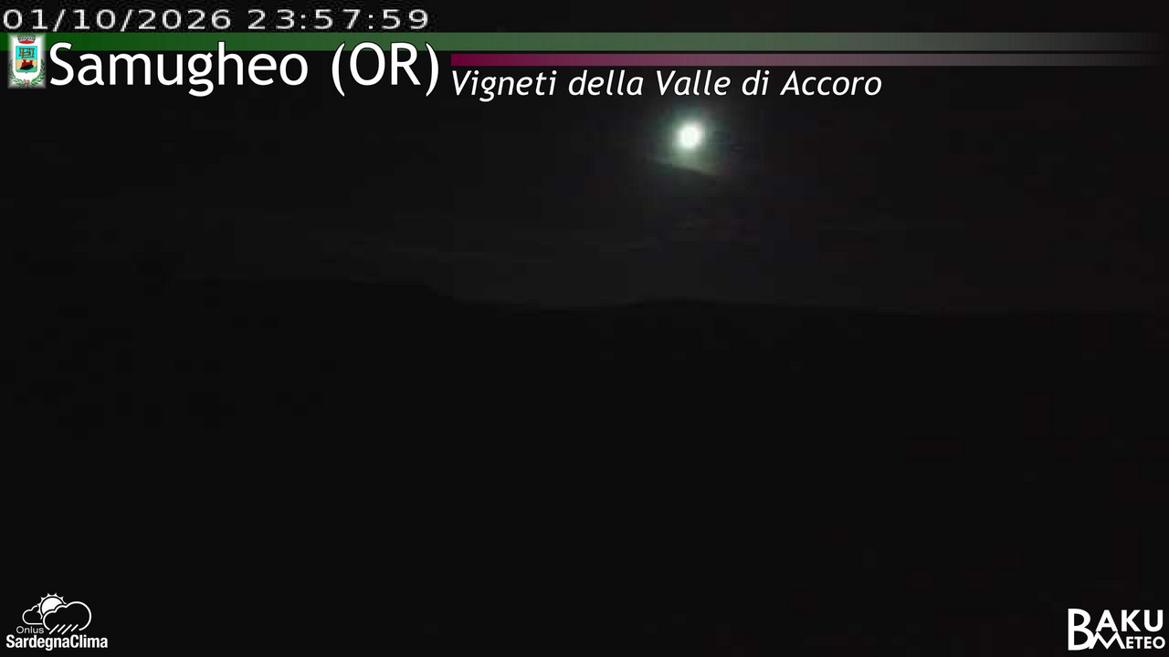 time-lapse frame, Samugheo webcam