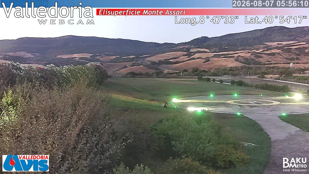 time-lapse frame, Valledoria webcam