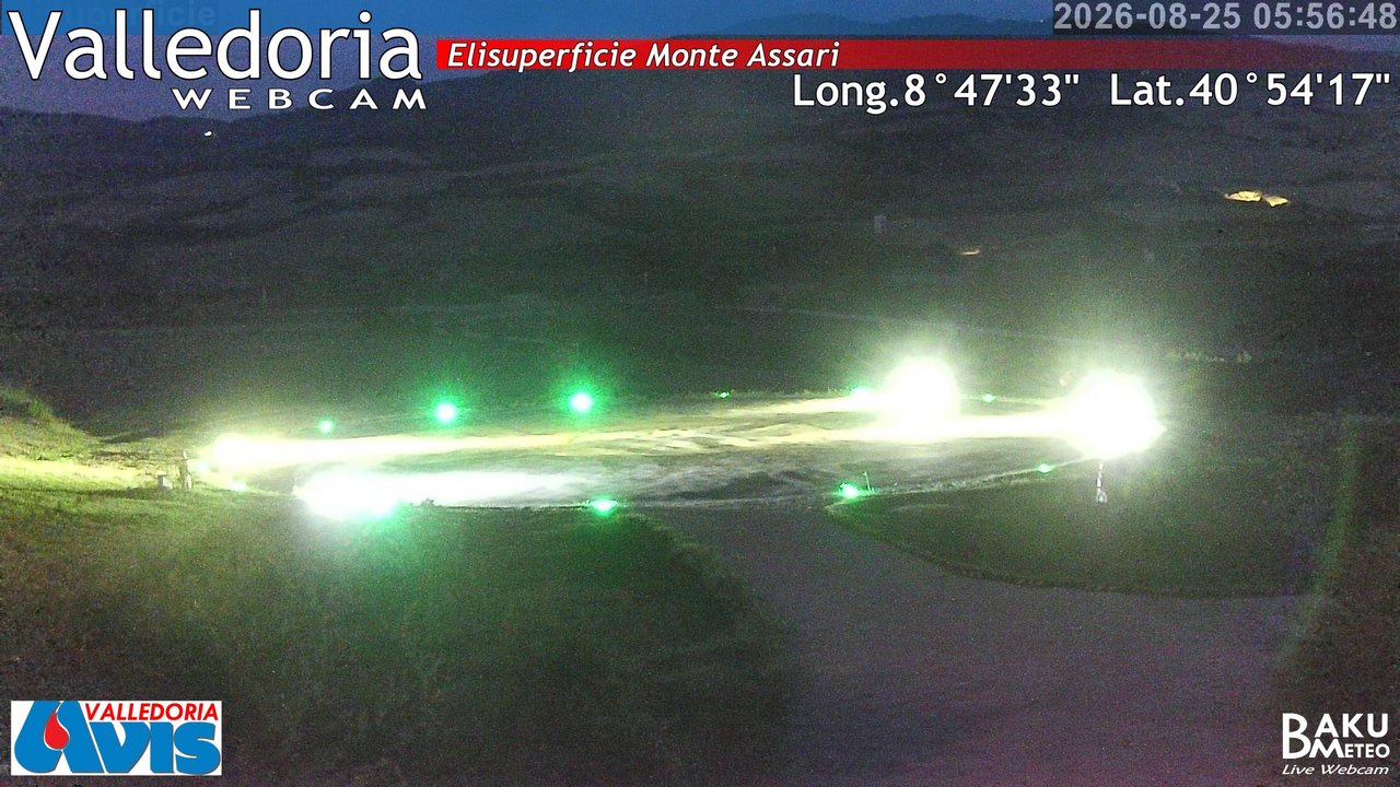 time-lapse frame, Valledoria webcam