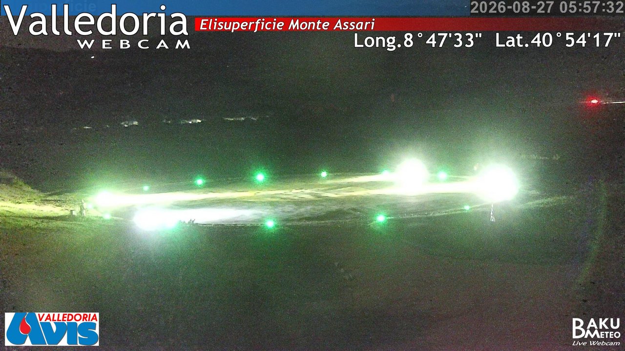 time-lapse frame, Valledoria webcam