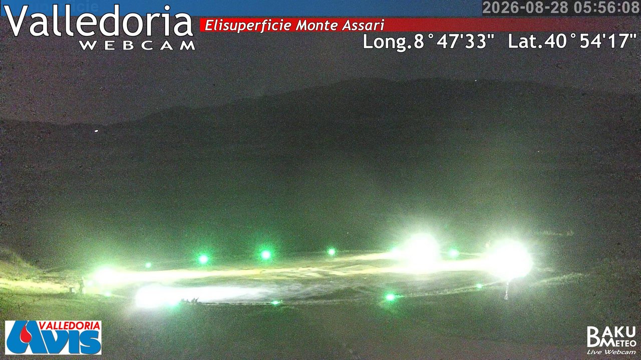time-lapse frame, Valledoria webcam