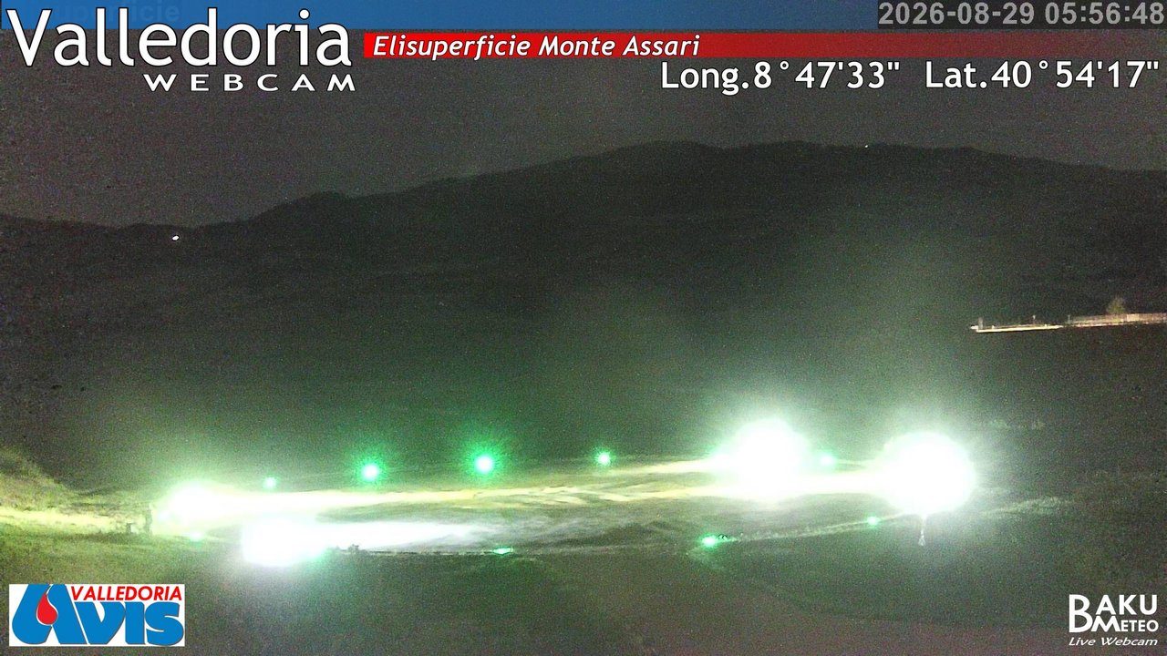 time-lapse frame, Valledoria webcam