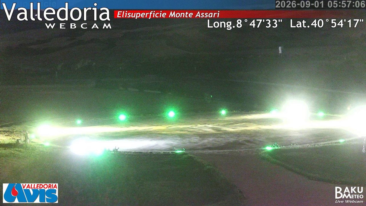 time-lapse frame, Valledoria webcam